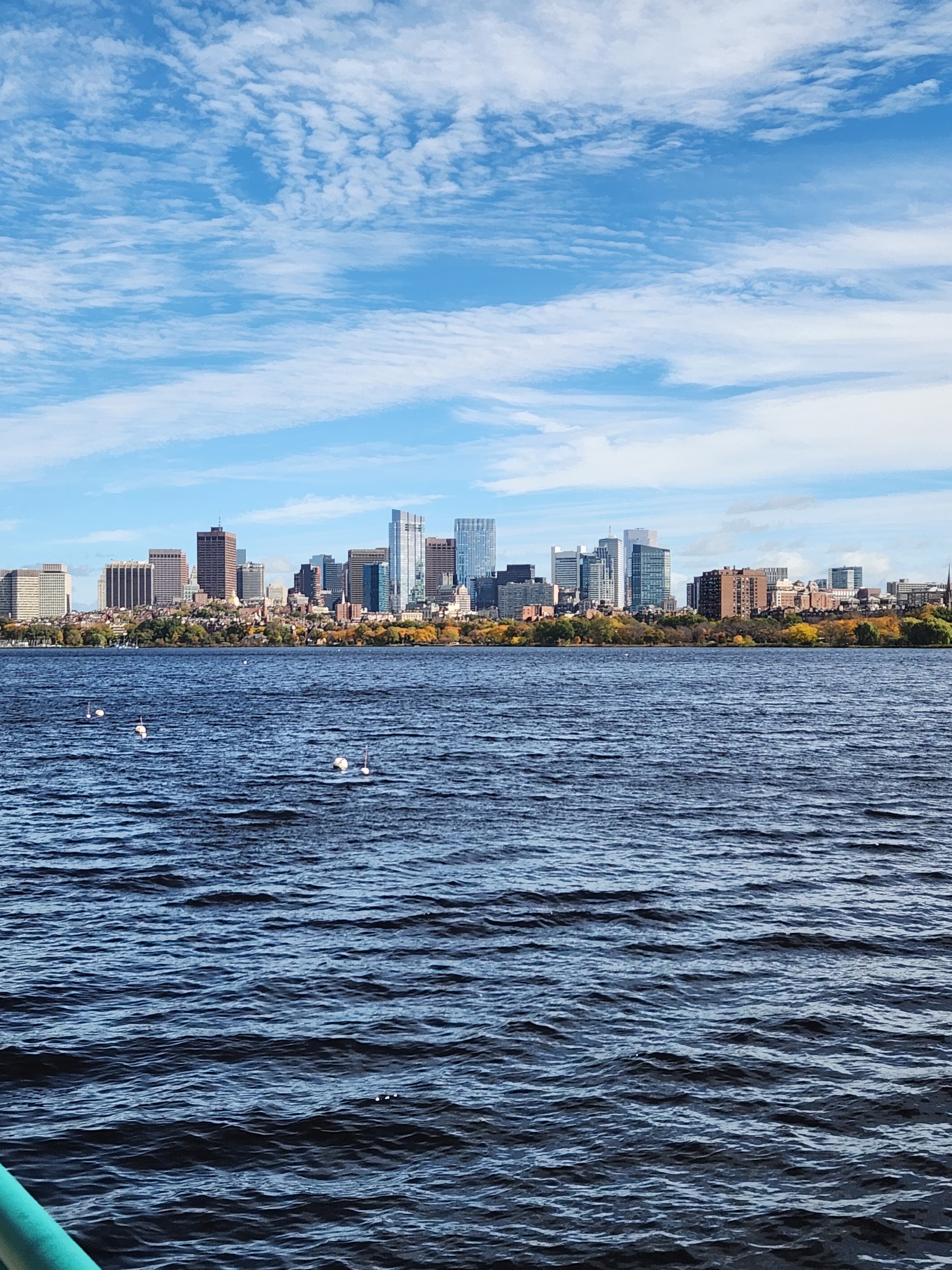 Boston skyline across the Charles River